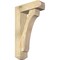 Ekena Millwork Legacy Craftsman Rough Sawn Bracket w/ Offset Brace, Douglas Fir, 6"W x 18"D x 30"H BKT0604X18X30LEC04RDF - alternate 1